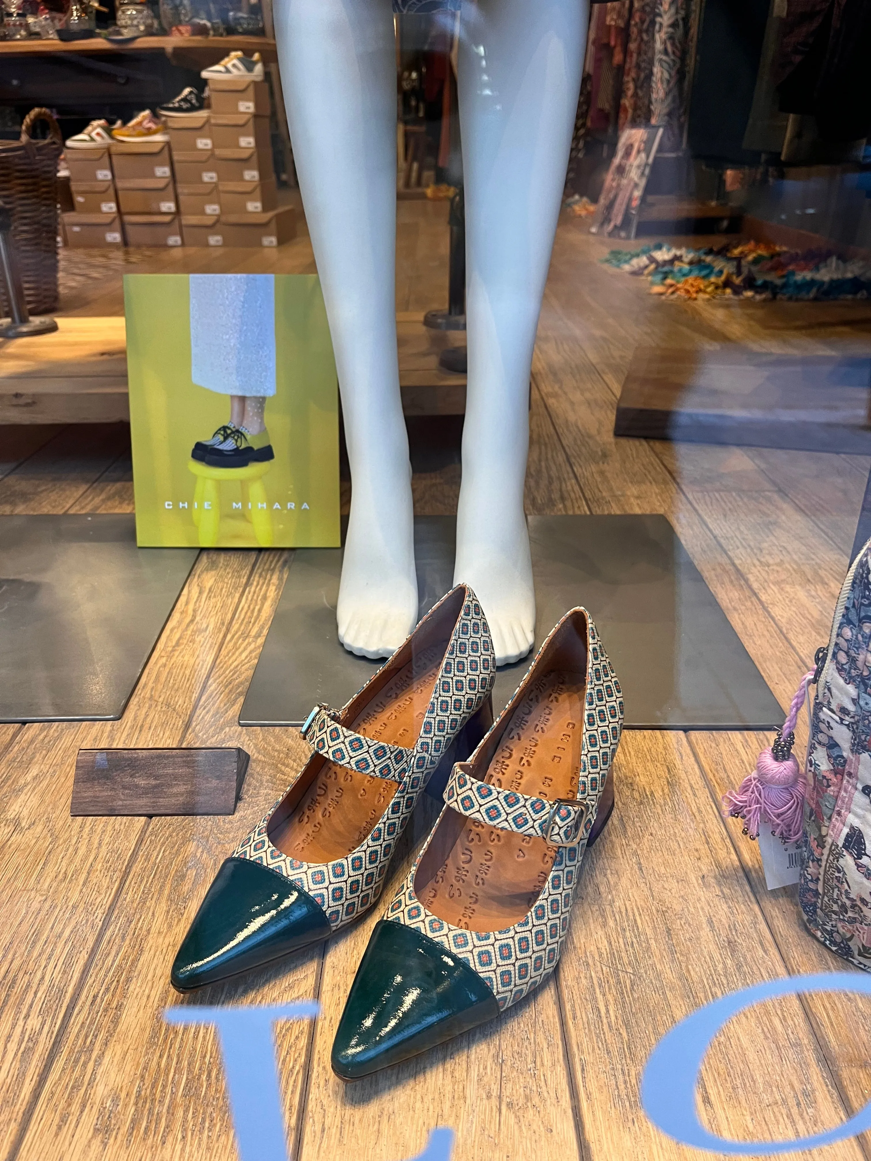 AUZA Purple - multi leather shoes by CHIE MIHARA