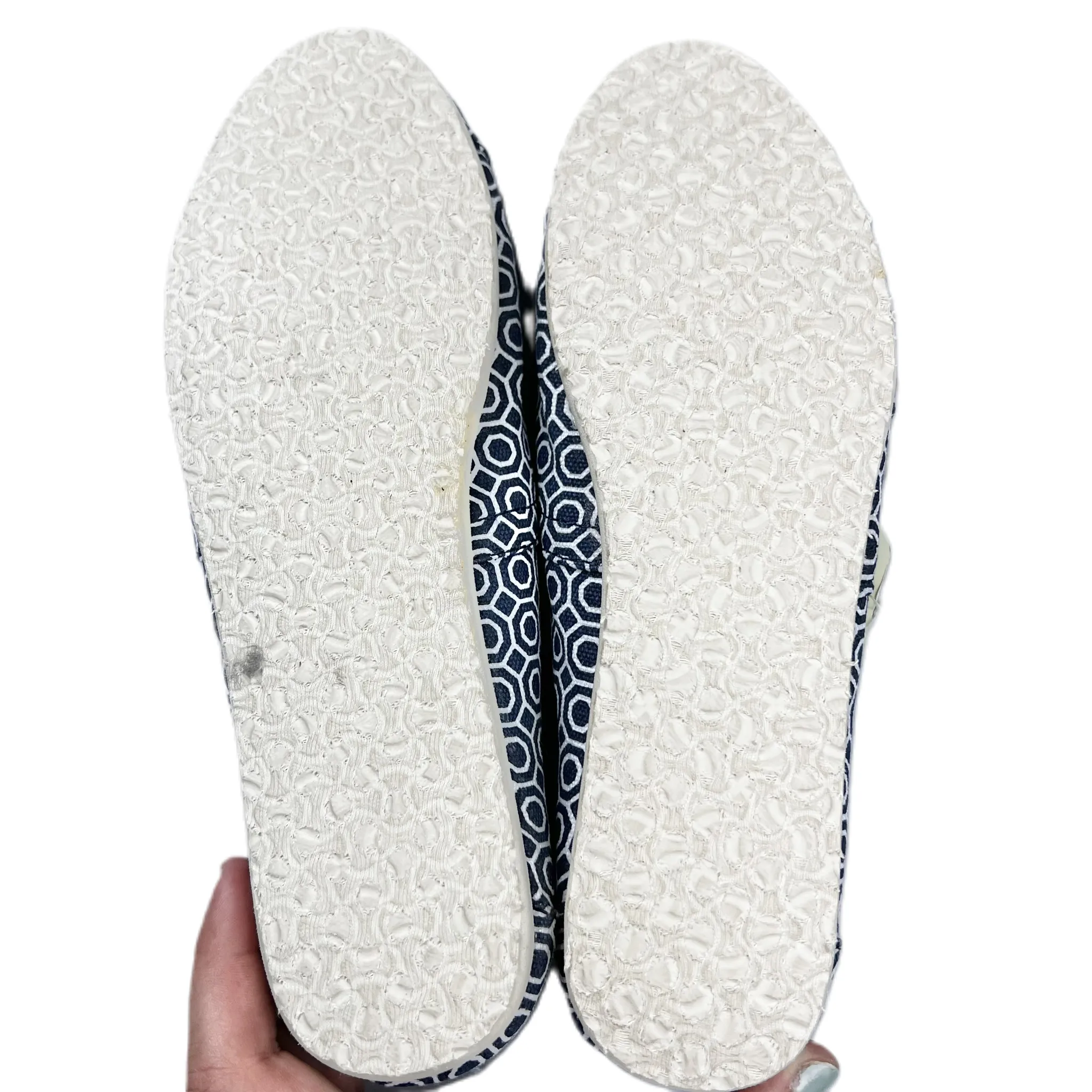 Blue Shoes Flats By Toms, Size: 8