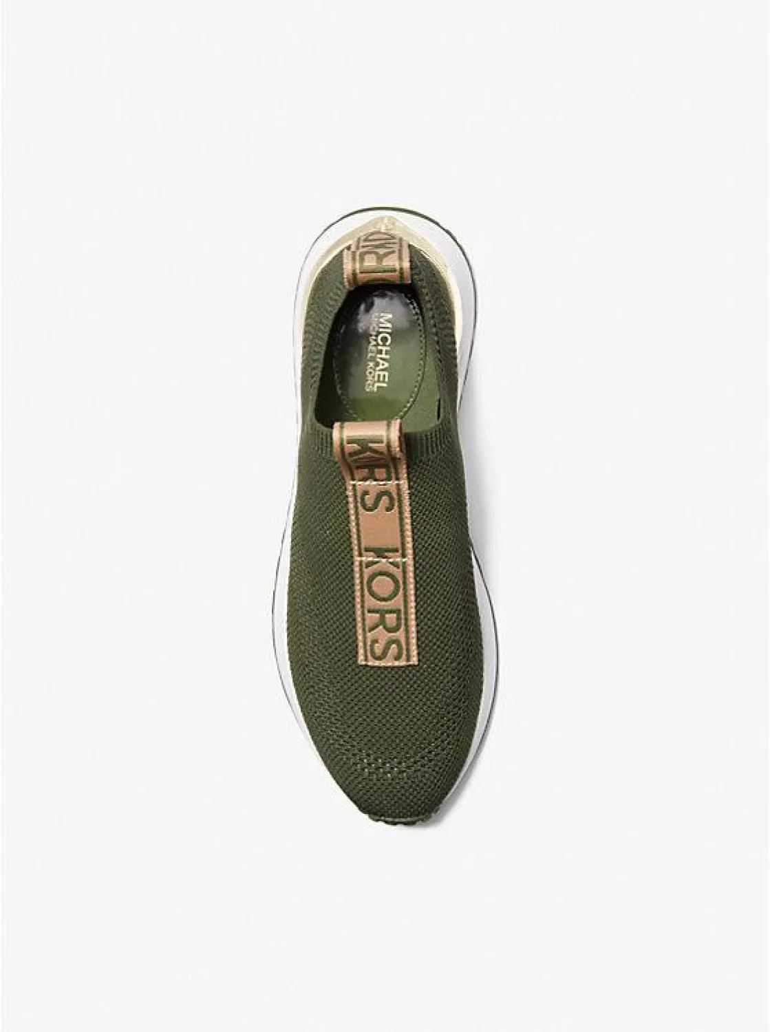 Bodie Logo Tape Stretch Knit Slip-On Trainer