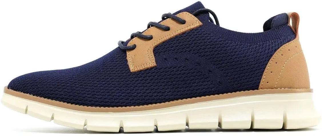 Mens Casual Oxfords Walking Shoes Fashion Mesh Dress Business Sneakers Work Comfortable Lightweight Soft Sole