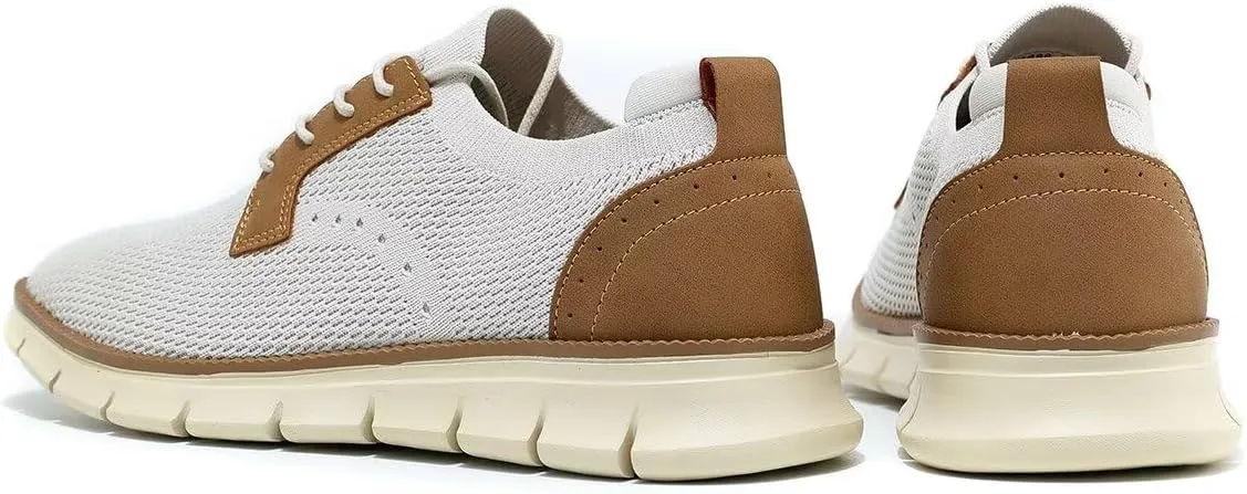 Mens Casual Oxfords Walking Shoes Fashion Mesh Dress Business Sneakers Work Comfortable Lightweight Soft Sole
