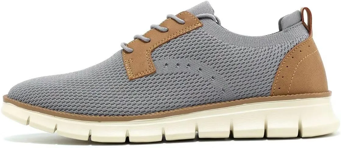 Mens Casual Oxfords Walking Shoes Fashion Mesh Dress Business Sneakers Work Comfortable Lightweight Soft Sole