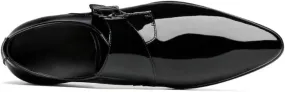 New Dress Oxford Formal Shoes for Men Slip On Solid Color Pointed Toe Monk Strap Patent Leather Anti-Slip Slip Resistant Low Top Working
