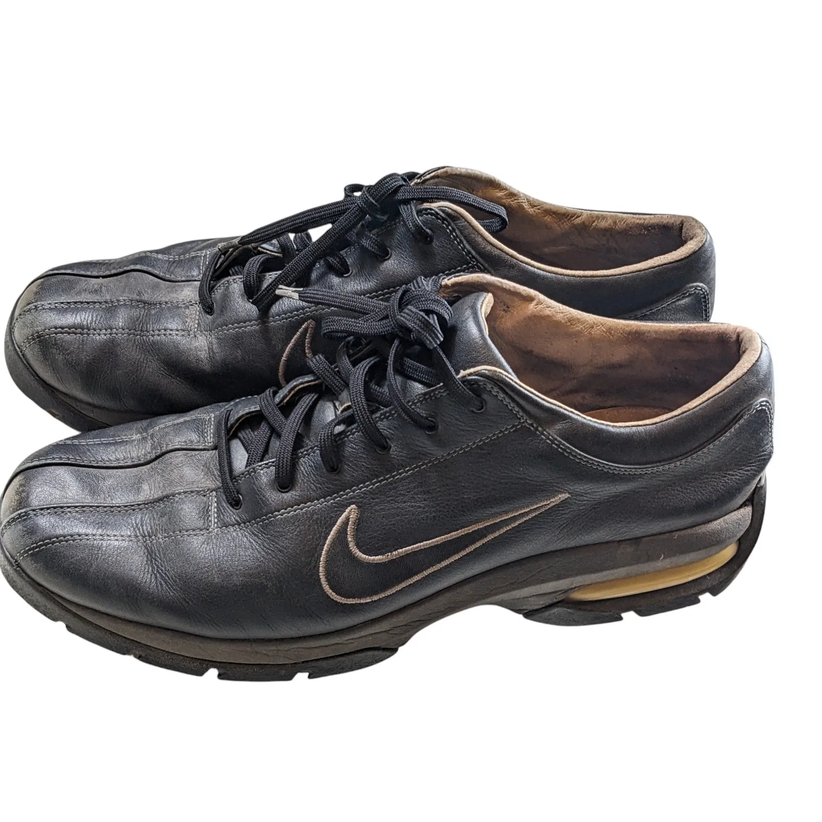 Nike Golf Shoes Mens 11 ACG Leather Spiked Cleats Traction Outdoor Sports