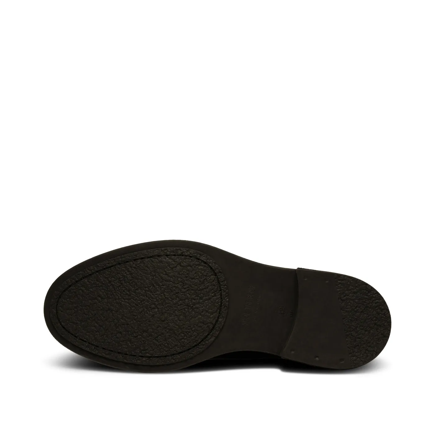 Stanley derby polido læder - BLACK