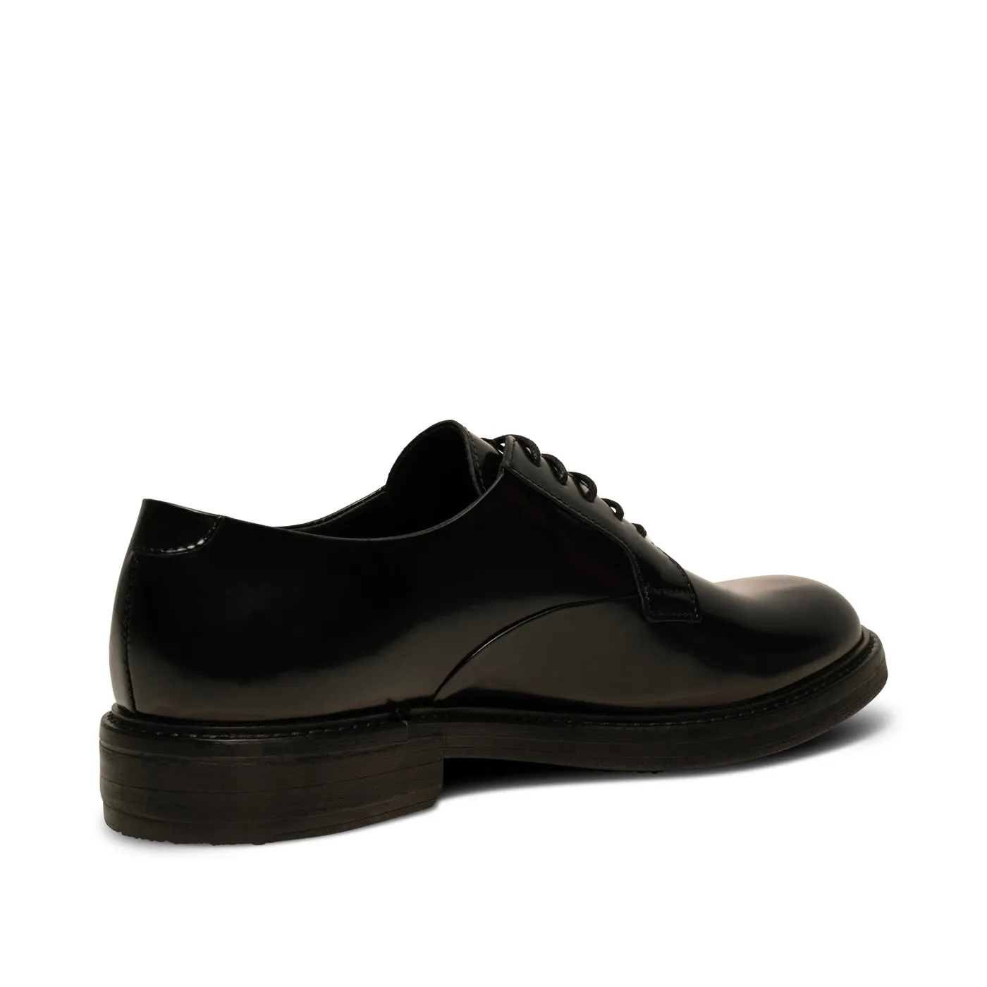 Stanley derby polido læder - BLACK