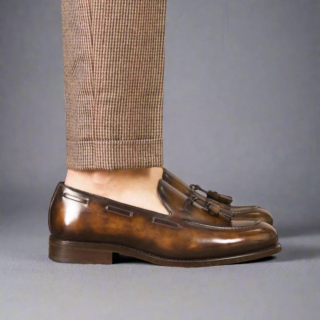 TASSEL LOAFER TOBACCO BROWN PATINA (TRADITIONAL-Z1)