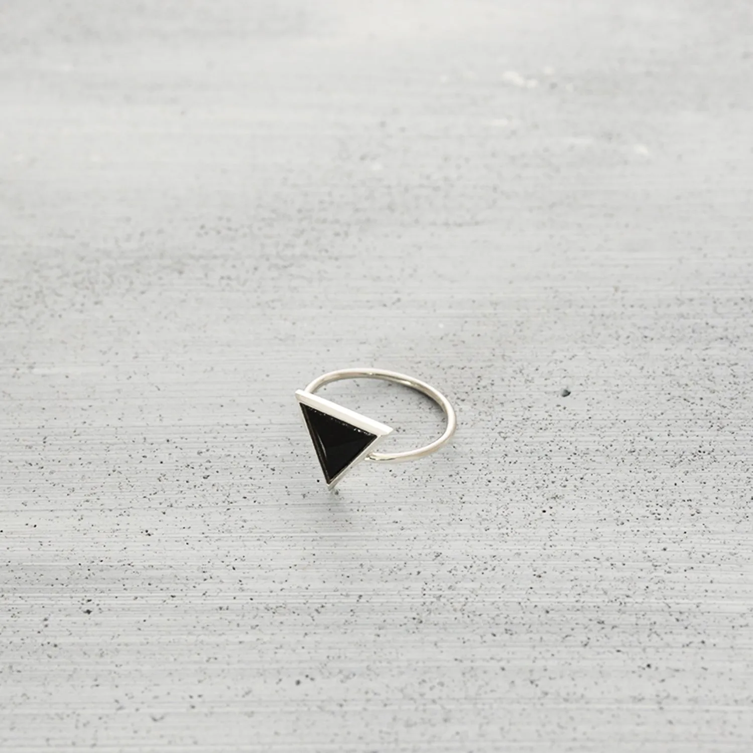 Triangle city onyx Ring