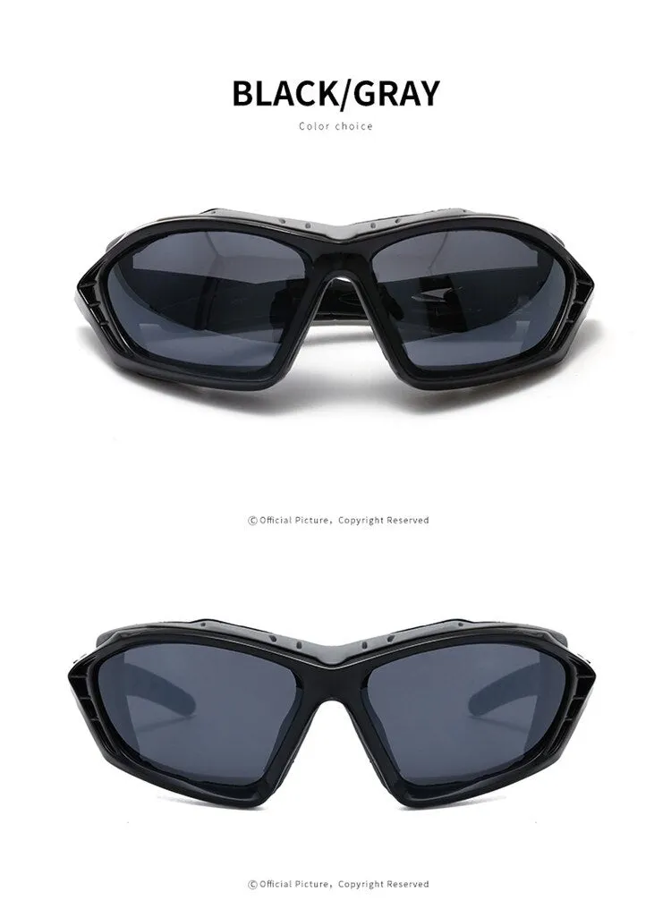 Windproof Anti-UV400 Explosion-proof Outdoor Riding Sunglasses for Unisex