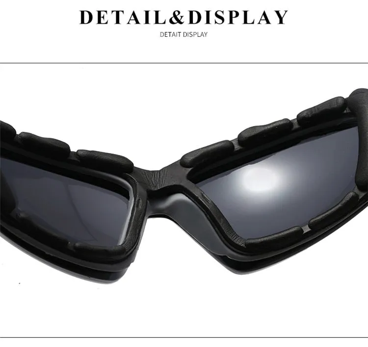 Windproof Anti-UV400 Explosion-proof Outdoor Riding Sunglasses for Unisex
