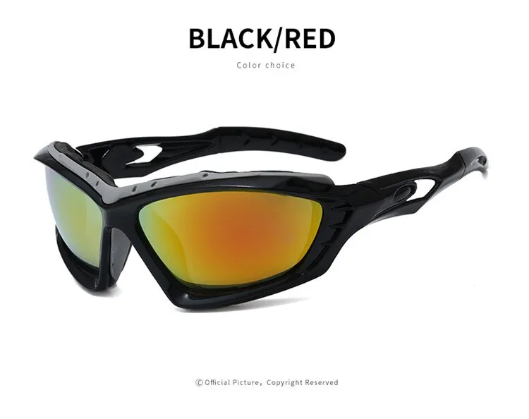 Windproof Anti-UV400 Explosion-proof Outdoor Riding Sunglasses for Unisex