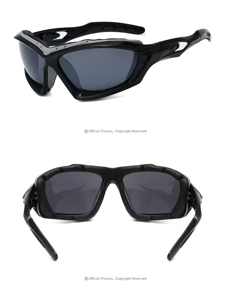 Windproof Anti-UV400 Explosion-proof Outdoor Riding Sunglasses for Unisex