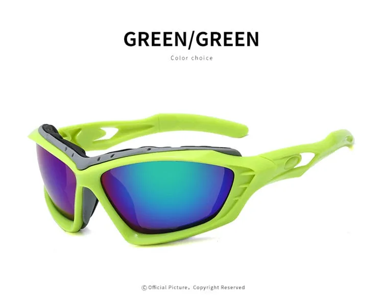 Windproof Anti-UV400 Explosion-proof Outdoor Riding Sunglasses for Unisex