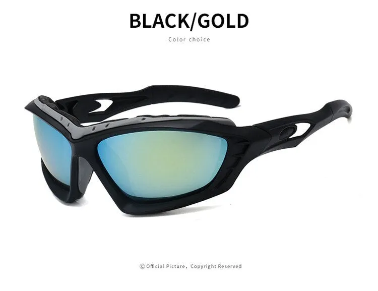 Windproof Anti-UV400 Explosion-proof Outdoor Riding Sunglasses for Unisex