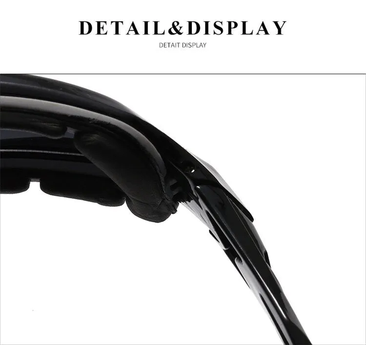 Windproof Anti-UV400 Explosion-proof Outdoor Riding Sunglasses for Unisex
