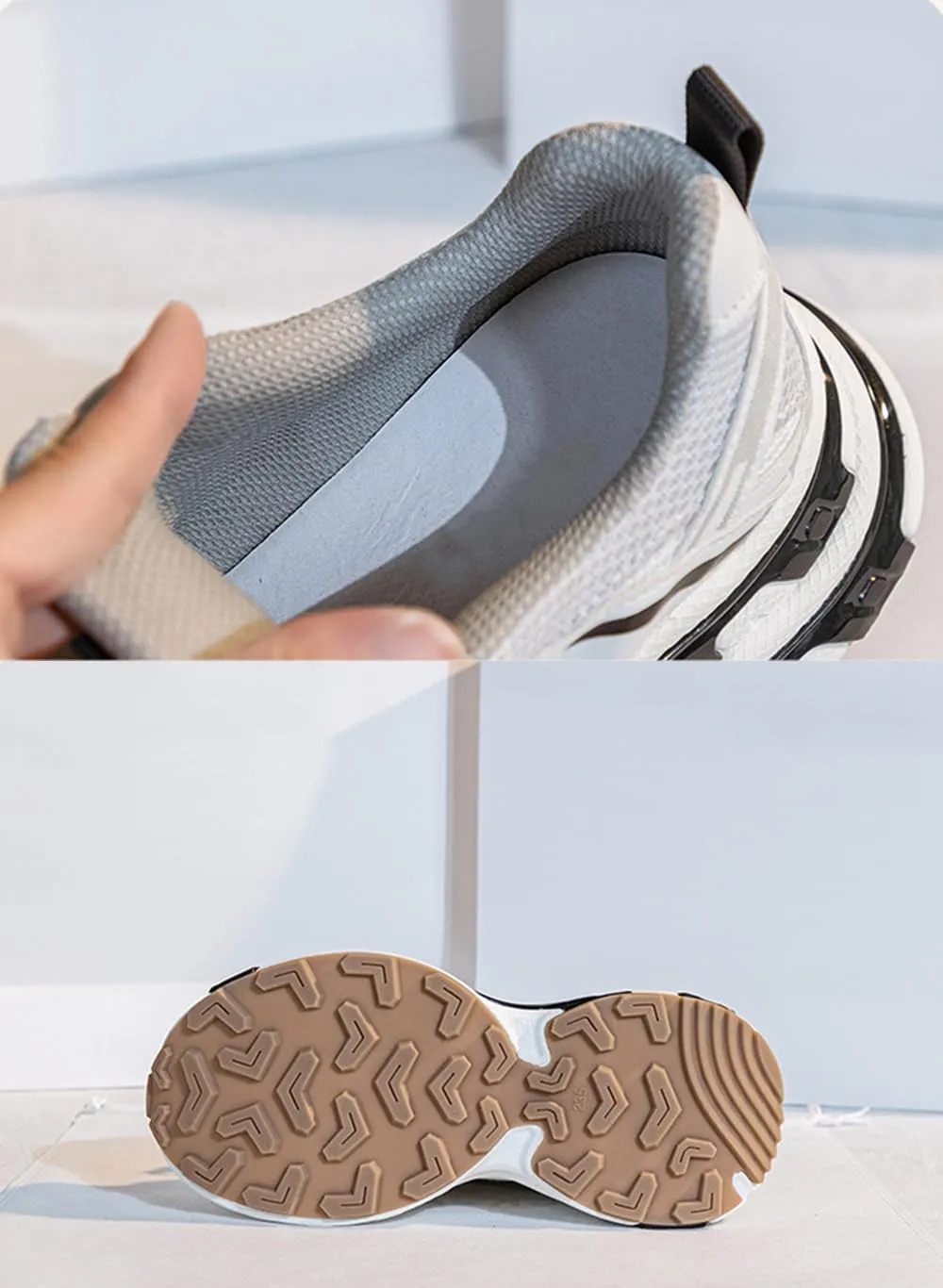 Women's Platform Trainers - Dad Sneaker Style Lace-up Mesh Sneakers for Casual Autumn Looks. Breathable/Lightweight with Round Toe,Silver-39